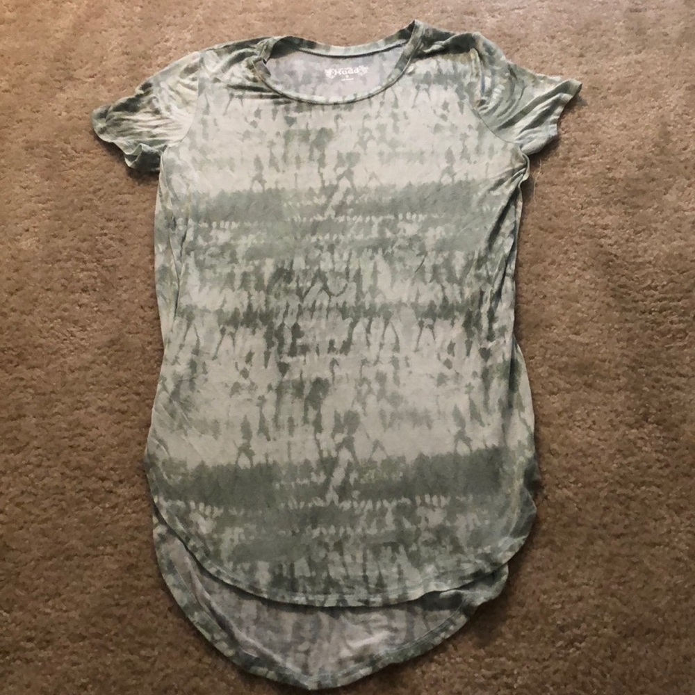 Green flowy blouse
